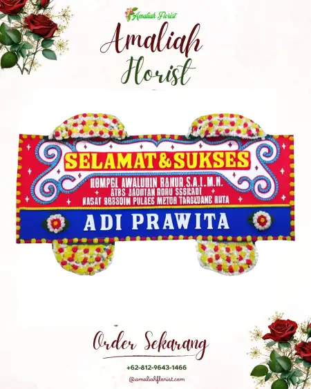 Papan Bunga Ucapan Selamat Jomboran