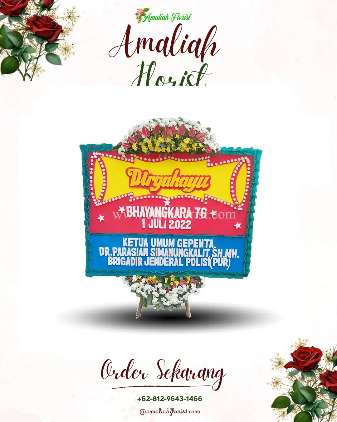 Papan Bunga HUT Ulang Tahun Jomboran